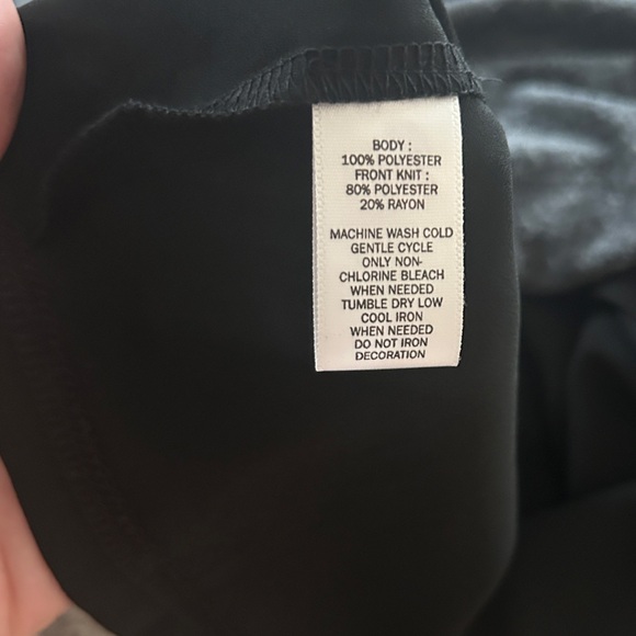 Ann Taylor Loft Women's Gray Black Short Sleeves Blouse Top Medium - Picture 6 of 10